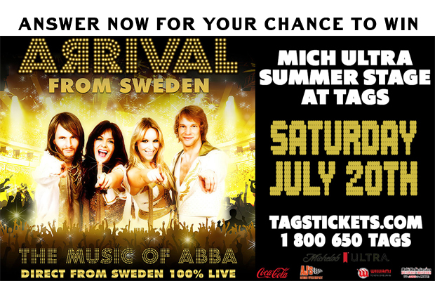 Abba Tribute second chance Sweepstakes